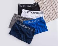 ? กางเกงในชาย Boxer บ๊อกเซอร์ Munafie (ของแท้) แบรนด์ญี่ปุ่น ผ้านิ่ม ยืดหยุ่นสูง ใส่ซองทุกตัว ?