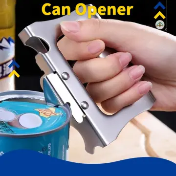 Can Opener, Manual Can Opener, Rust Proof Safe MultiFunction Bottle Opener