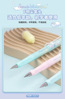 กวงโบ 82049 Sanrio ปากกาลบความร้อนยูนิคอร์นมูลค่าสูง F ปากกาหมึกซึมสีน้ำเงินใสลบได้
