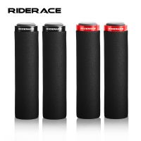 Bicycle Grips Sponge Mountain Bike Handlebar Cover Single-Sided Locking Aluminum Alloy Anti-Slip Shock-Absorbing MTB Accessories Handlebars