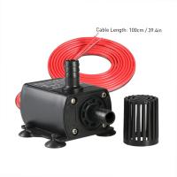 DC12V 5W Ultra-quiet Mini Brushless Water Pump Waterproof Submersible Fountain Aquarium Circulating 280L/H Lift 300cm