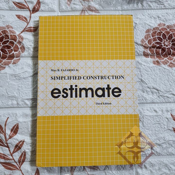 Simplified Construction Estimate Third Edition By; Max B.Fajardo Jr ...