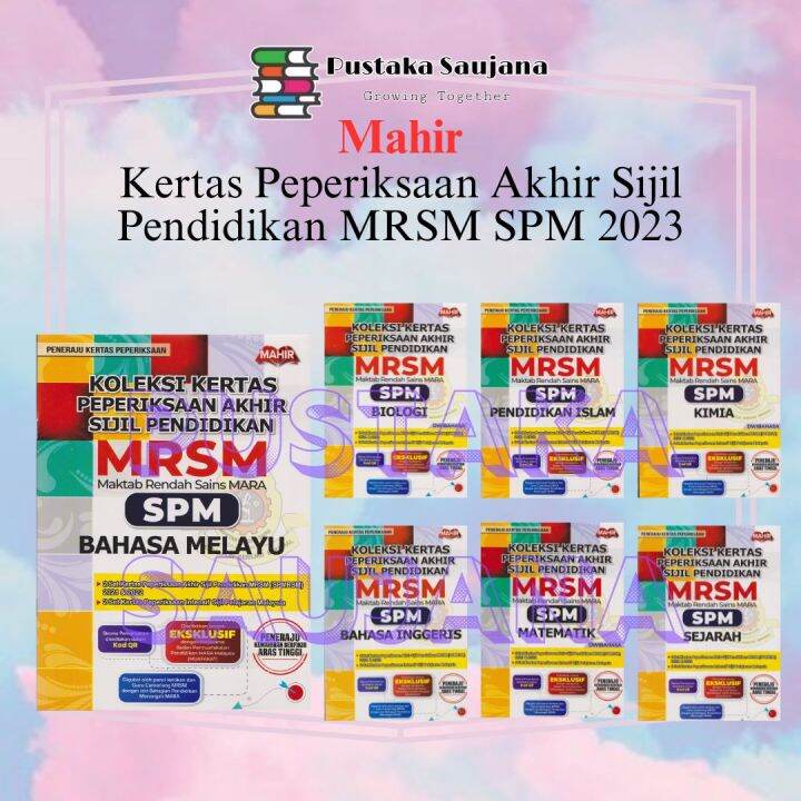 [Saujana] MAHIR Kertas Peperiksaan Akhir Sijil Pendidikan MRSM SPM 2023 ...