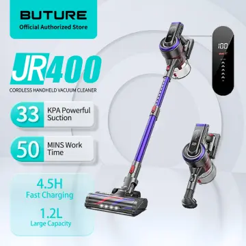 BUTURE 33Kpa 450W Handheld Cordless Vacuum Cleaner Wireless with Auto Mode  Docking Station For Pet Hair Carpet and Hard Floor