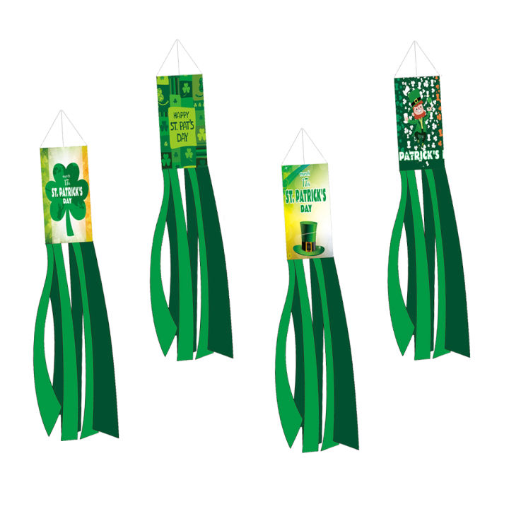 4ชิ้นระเบียงตกแต่ง-windsock-เซนต์แพทริควันเทศกาลองค์ประกอบ