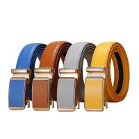 3CM Women man Genuine Leather Belt For Female Strap Casual All-match Ladies Adjustable Belts Designer Automatic man belt buckle