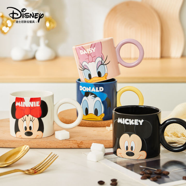 Mug ceramic water mug large capacity cute cups coffee mug couple Mickey