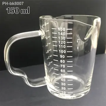 70ml Heat-resistant Glass Measuring Milk Cup Small Milk Cup
