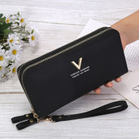 New Arrival Long Standard Wallets Large Capacity Zipper Phone Purse Fashion Pu Leather Card Holder Money Pocket Bag Clutch