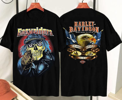 Easyriders อีซี่ไรเดอร์ส Harley Davidson เสื้อยืดมอเตอร์ไซค์ S-5XL