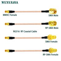 SO239 MMCX Female to SMA Male / Female Connector RG316 Pigtail RF Coaxial Cable SMA to MMCX Straight Adapter Extension Cable