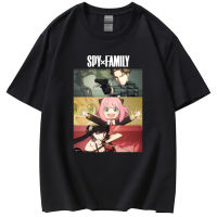 Spy X Family Spy บ้านเล่นอะนิเมะเสื้อยืดพิมพ์การ์ตูนคอกลมแขนสั้นเสื้อหลวมขนาดใหญ่เสื้อนักเรียน【fast】