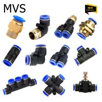 PY PE PU PV Pipe Tube Pneumatic Air Fittings Water Push In Hose Connector 4mm 6mm 8mm 10mm 12mm 14mm 16mm