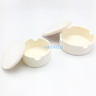 Dental Crucible Dental Lab CAD Crucible For Zirconia Crowns Sintered Crucible With Cover Round Shape Holding Beads In Oven