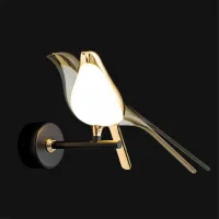 Modern BIRD น่ารัก LED Wall Light Nordic TOUCH Dimming brotate BIRD ข้างเตียง Foyer Wall sconce ห้องนอนข้างเตียง Wall Home Decor