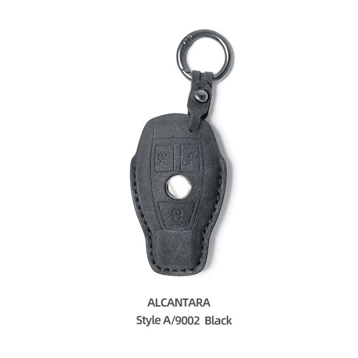 เคสเคสกุญแจรถยนต์-tpic-alcantara-สำหรับ-mercedes-benz-w246-w204-w218-c218-w212-w207-x204-x166ที่ใส่กุญแจหนัง-r172-w166