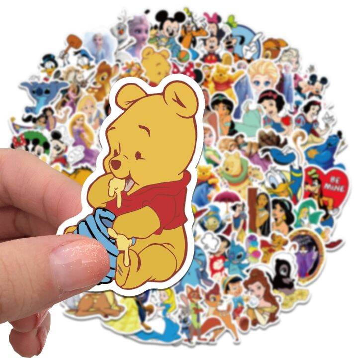 50-100pcs-disney-mixed-cartoon-stickers-movie-decals-diy-laptop-phone-guitar-luggage-bottles-waterproof-gift-sticker-kid-toy