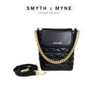 SMYTH &amp; MYNE กระเป๋าสะพายผู้หญิง หนังแท้เย็บลายนูนทรง Bucket  รุ่น KENDEL