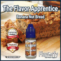 The Flavor Apprentice Banana Nut Bread - ขนมปังกล้วยหอมผสมถั่ว - กลิ่นผสมอาหาร - ผ่านการรับรองจาก อย. ประเทศไทย บรรจุและขายโดย Flavorfy กลิ่นผสมอาหารอเนกประสงค์ เหมาะสำหรับ ลูกอม, กัมมี่, น้ำผลไม้, เบเกอรี่, ไอศครีม, ของเหลวอื่่นๆ