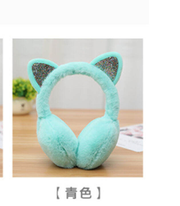 women-earmuffs-winter-warm-cartoon-cat-ears-warm-outdoor-sequin-casual-fluffy-earflap-headband-hot-sale-cute-girls-headwear