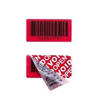 100pcs Warranty protection sticker (40X20MM) Secure seal tamper-proof red warranty invalid barcode serial number label sticker Stickers Labels