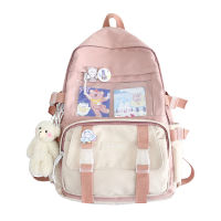 EnoPella Fashion Waterproof Women Backpack Teenager Girl Kawaii BookBag Laptop Rucksack Cute Student School Bag Mochila Female