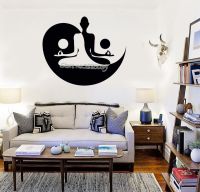 [COD] Newest Vinyl Decal Yin Yang Bedroom Wall Stickers Mural Interior Decals LA808