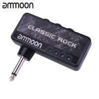 [okoogee]Electric Guitar Headphone Amplifier Amp 1/4 Inch Plug 3.5mm Headphone Jack &amp; Aux In with Classic Rock Distortion Effect Built-in Rechargeable Battery