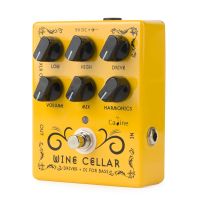 Caline CP-60ห้องเก็บไวน์เบสไดร์เวอร์ + DI Box Effects Pedal True Bypass อุปกรณ์เสริมกีต้าร์