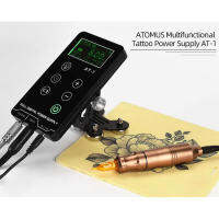 Digital Tattoo Power Supply เครื่องสักแหล่งจ่ายไฟหน้าจอสัมผัสโหมดเหยียบคู่หน้าจอ LCD พร้อมอะแดปเตอร์สำหรับร้านสักสำหรับศิลปินสัก