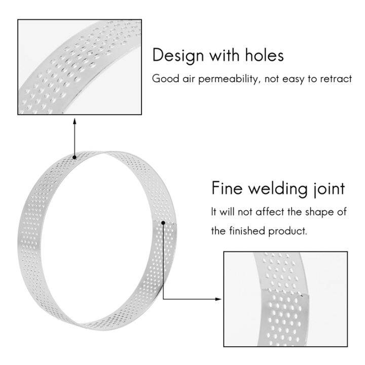 4-pcs-circular-porous-tart-ring-bottom-tower-pie-cake-mould-baking-tools-heat-resistant-perforated-cake-mousse-ring-10cm