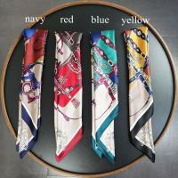 CICI Multifunctional Satin Scarves 70x70 ผ้าพันคอผ้าไหมขนาดเล็กสไตล์เกาหลี ผ้าพันคอผ้าไหม สไตล์วินเทจ