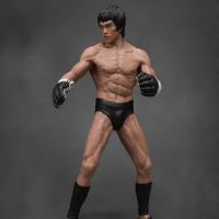 ERSIZE ของขวัญ PVC รุ่นต่อสู้ Miniatures Bruce Lee Bruce Lee Action Figures เครื่องประดับตุ๊กตา คอลเลกชันรุ่น ของเล่นรุ่น