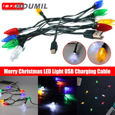 LIZHOUMIL Led String Light Usb Charging Cable Luminous Decorative Night Lamp Compatible For Android Ios Phone