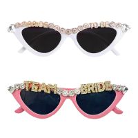 Carnivals Party Bachelor Sunglasses Bride To Be Cat-Eye Shape Frame Girls Hangings Nose Glasses Rock Sunglasses Woman