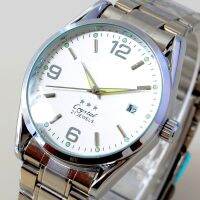 【JAN】 Foreign trade sales hot style stainless steel mens automatic mechanical watches belt luminous calendar 1214