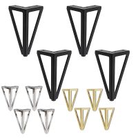 4PCS Replacement Metal Furniture Feet Triangle Furniture Feet For Chairs Cupboard And Sofa Other Furniture Legs Furniture Protectors Replacement Parts