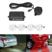 Universal Car Reverse Backup Parking Radar System Reverse Backup Parktronic for Parking with 4 Sensors Sound Warning