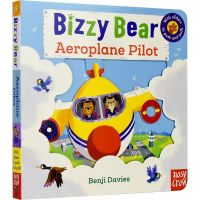 Bizzy bear - Aeroplane pilot busy series pilot interactive mechanism operation toy book story picture book parent-child reading English original imported childrens book