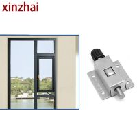 【LZ】vlp533 1PC Stainless Steel Automatic Bolt Anti-theft Door Bolt Anti-locking Door Buckle Spring Bolt Safety Door Locks Latch