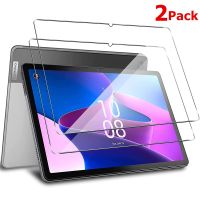 【ขวดอิเล็กทรอนิกส์】อุปกรณ์ป้องกันกระจกเทมเปอร์สำหรับ Lenovo Tab M10 Plus 2022 TB-125F/128F อุปกรณ์ป้องกันหน้าจอสำหรับ Lenovo M10บวก3rd Gen 10.6นิ้ว