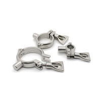 All Sizes 12-152mm 304 Stainless Steel Sanitary Holder Clamp Type Clips Support Tube Bracket