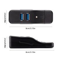 【Big-Sales】 Rehmans store. ตัวแยกสำหรับ W3JB พีซี USB 3.0 4พอร์ต USB คอมพิวเตอร์โน้ตบุ๊คความเร็วสูงอะแดปเตอร์ฮับ