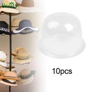 Dolity 10 Pieces Hat Display Rack Tabletop Durable Universal Hat Shaper
