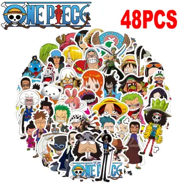 One Piece, Luffy, Anime, Vinyl Sticker, Decal for Window, Laptop, Car