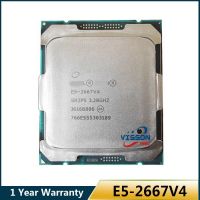 โปรเซสเซอร์ Intel xeon E5 2667 v4 E5-2667 v4 E5-2667v4 โปรเซสเซอร์ CPU 8 คอร์ 3.2GHz 25MB L3 แคช 135W SR2P5 LGA 2003-3