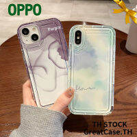 เคสโทรศัพท์ TPU ใส แบบนิ่ม สําหรับ Oppo A17 A57 A16 A76 A17K A15 A3s A5s A5 A9 A95 A1K A77s A77 A7 Realme 5i 6i 7i 8i 9i Airbag Case