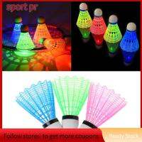 SPORT PR 2/3/4/8Pcs ไฟสว่างขึ้น ลูกแบดมินตัน LED เรืองแสงในที่แคบ พลาสติกทำจากพลาสติก แบดมินตันไฟส่องสว่าง ของใหม่ สีสันสดใส ลูกขนไก่แบดมินตัน ใน/กลางคืนกลางแจ้ง