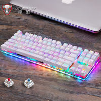 2022 Original Motospeed K87S RGB Gaming Mechanical Keyboard USB Wired 87 Keys RedBlue Switch RU Keypads For PC Computer