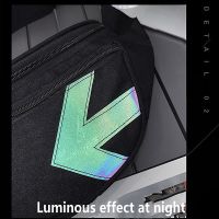 Luxury Womens Fanny Pack Advanced Luminous Logo Waist Bag Fashion Lovers Chest Bag Female Belt Bag Designer Brand Handbag